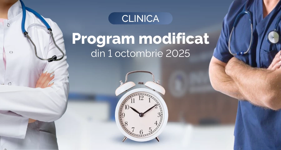 Program de lucru modificat 🗓️ din 1 octombrie