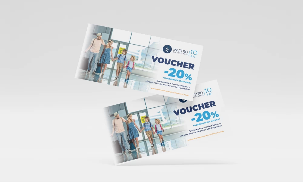 Dăruim Voucher-e cu 20% REDUCERE la analize medicale!