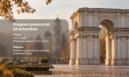 Grafic de Ziua Orașului - 14 Octombrie