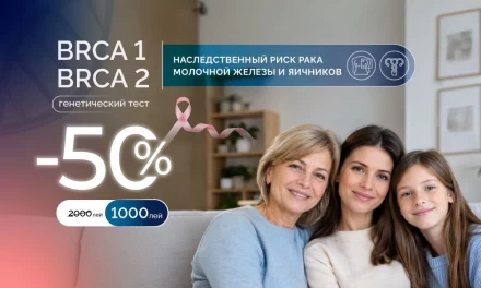 BRCA1/2 — Оценка риска наследственного рака молочной железы и яичников - 50%