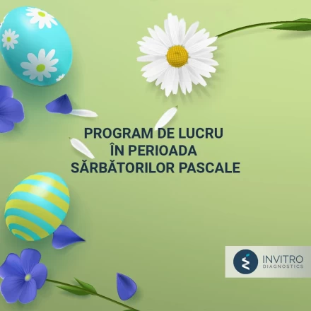 Program de lucru în perioada sărbătorilor pascale