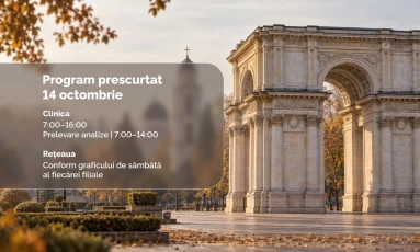 Grafic de Ziua Orașului - 14 Octombrie