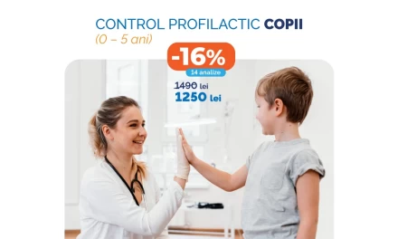 Control profilactic COPII (0–5 ani)