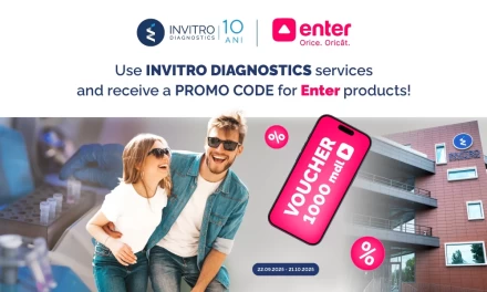 🎉 A 1000 lei gift just for you, with care from Invitro and Enter!