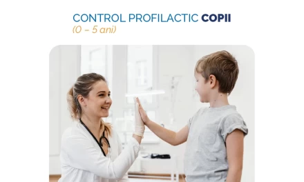 Control profilactic COPII (0–5 ani)