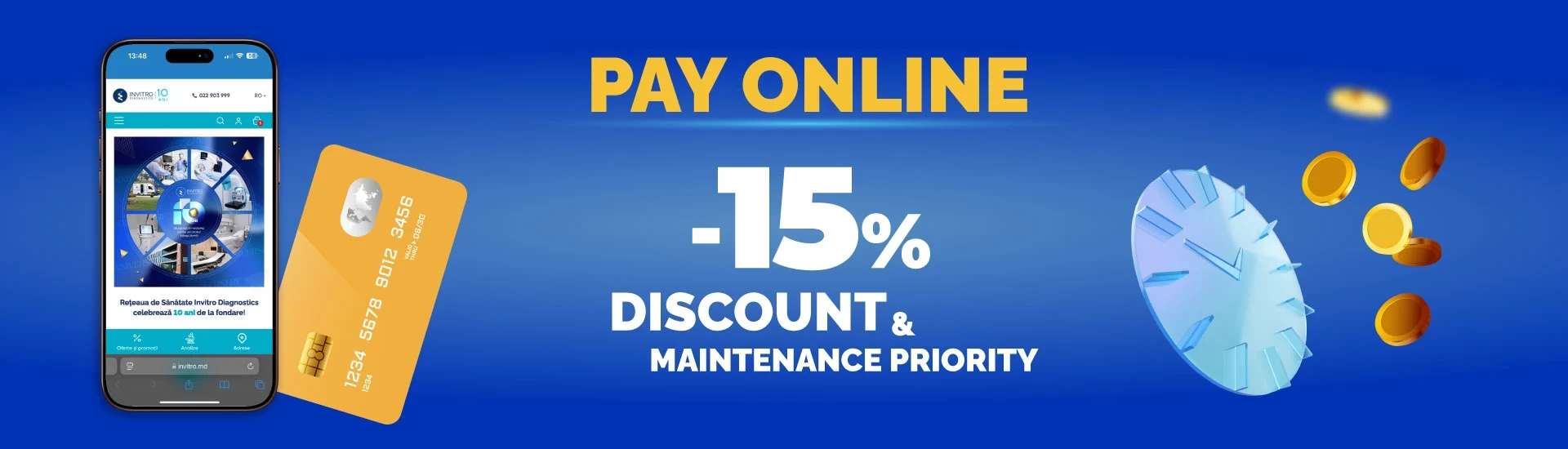 Pay Online for a 15% discount!