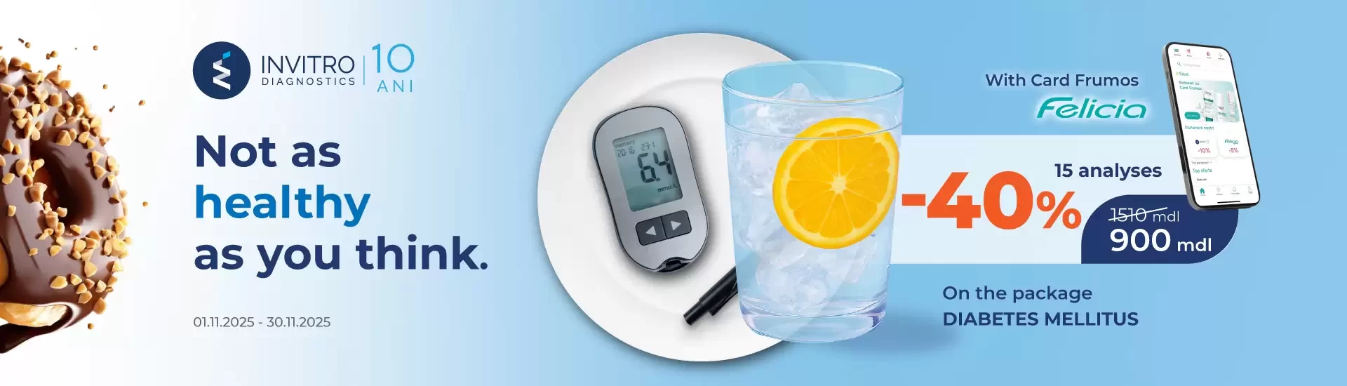 Know what sugar really does to your body – 40% off 15 essential tests