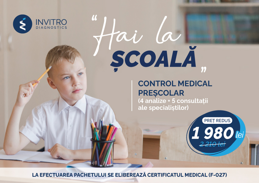 Promoția "Control medical preșcolar"