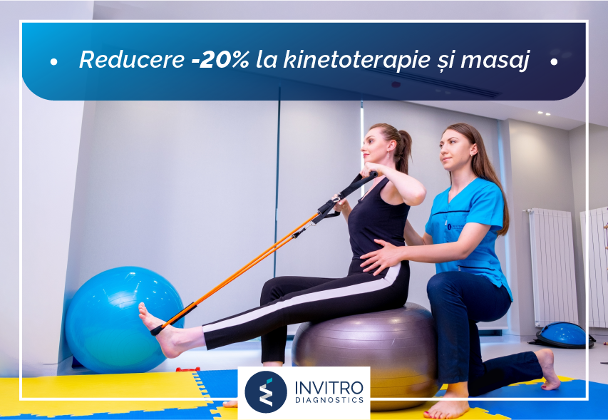 Reducere -20% la kinetoterapie și masaj